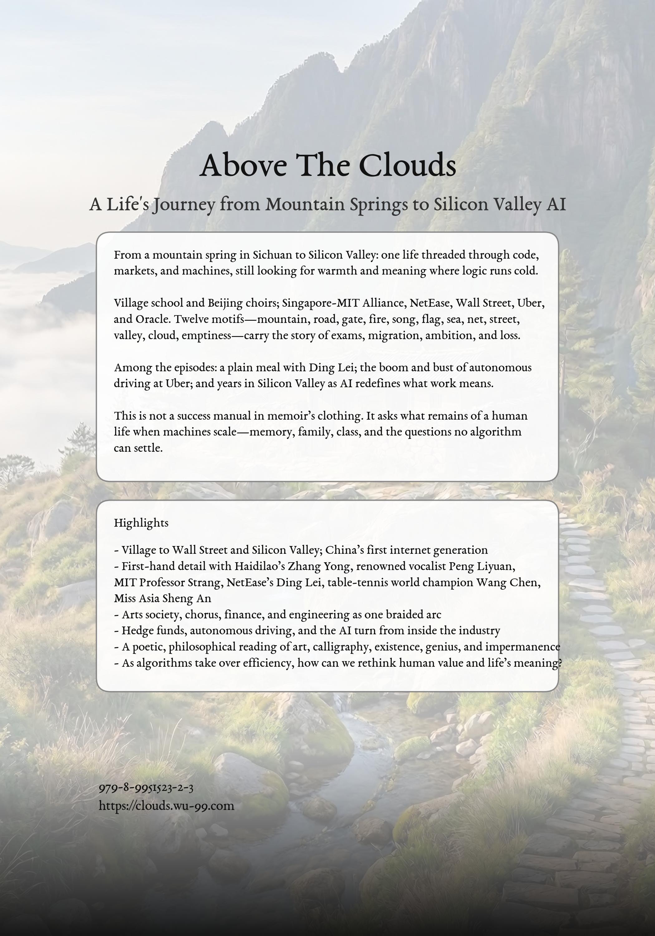 English back cover